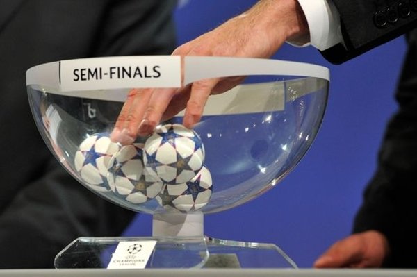Lễ bốc thăm bán kết Champions League diễn ra vào ngày 21-4 tại Nyon, Thụy Sỹ