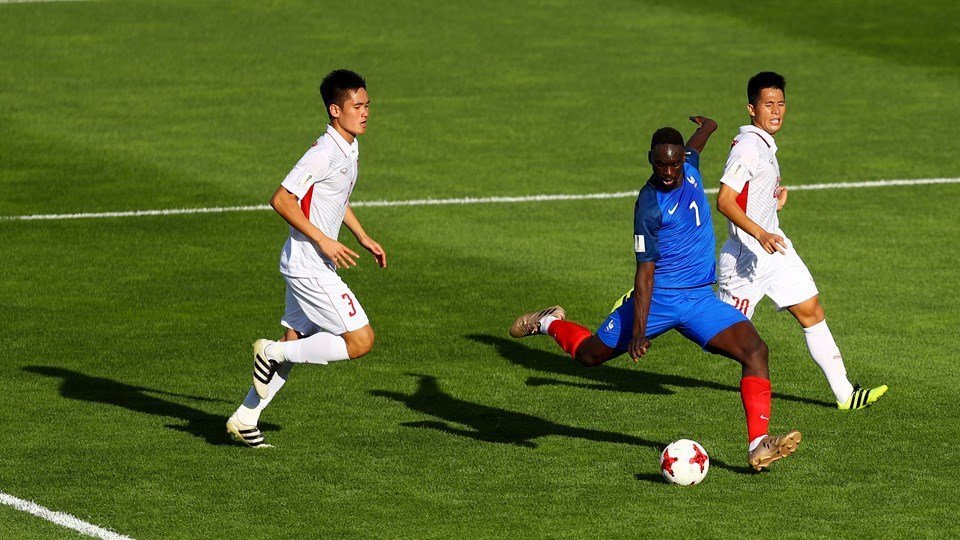Trận gặp U20 Pháp đã là cho các học trò của HLV Hoàng Anh Tuấn tốn khá nhiều sức lực.