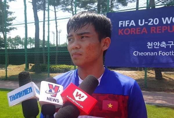 Tiền vệ Lương Hoàng Nam tự tin cùng U20 Việt Nam bước vào trận đấu mở màn VCK U20 World Cup 2017.