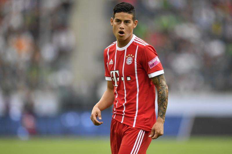 James Rodriguez của Bayern Munich