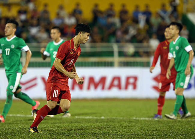 Công Phượng dẫn đầu với 3 bàn thắng cho U22 Việt Nam