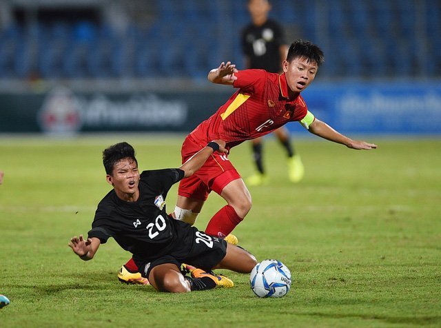 U15 Việt Nam đã phòng ngự đầy chắc chắn trong suốt trận đấu