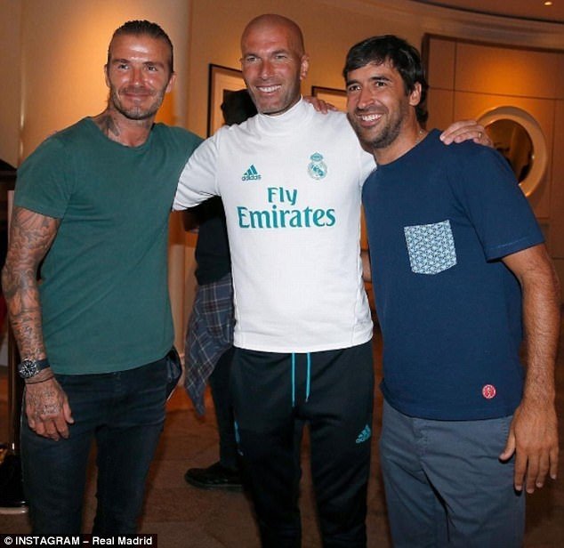 Beckham - Zidane - Raul từng rất thành công trong màu áo Real Madrid