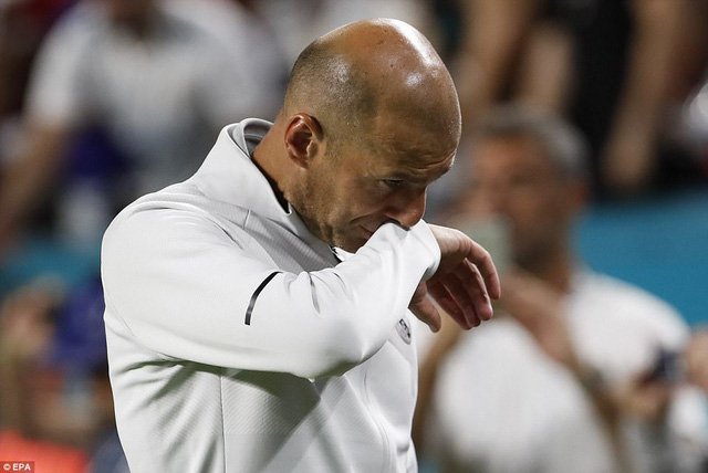 Nỗi thất vọng của HLV Zidane