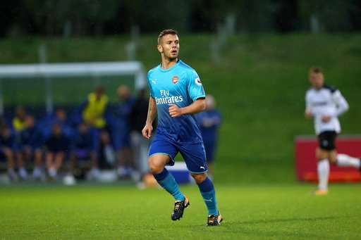 Jack Wilshere thi đấu đấu trong màu áo U23 Arsenal hôm 14/8 vừa qua