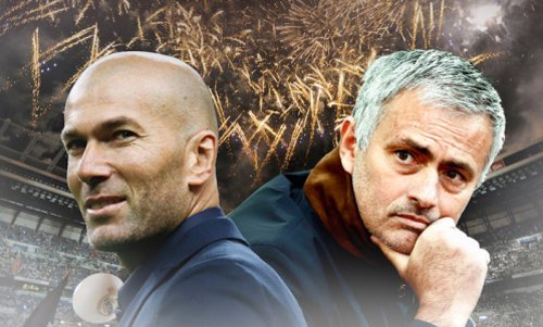 Mourinho và Zidane có thành tích lớn trong năm 2017.
