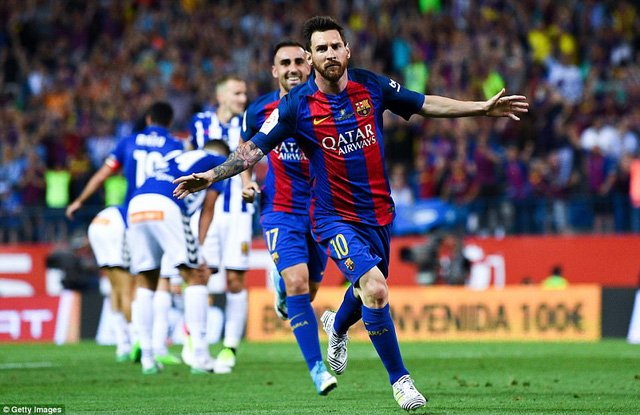 Niềm hy vọng của Barcelona đặt vào Messi