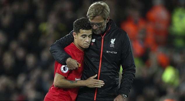 Coutinho là trò cưng của Klopp