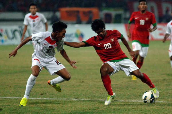 U22 Đông Timor 0-1 U22 Indonesia: Hoàn thành mục tiêu ba điểm