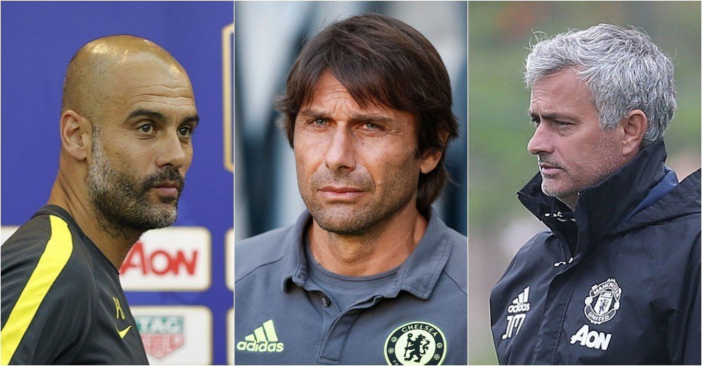 Pep Guardiola, Conte và Mourinho sẽ đua tranh Premier Leaguen 2017-18