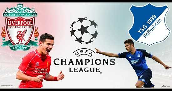 Link xem trực tiếp, link sopcast Liverpool vs Hoffenheim ngày 24/8/2017 giải Cup C1Champions League 
