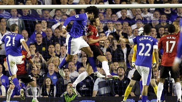  2012/13: Everton 1-0 Man Utd. 