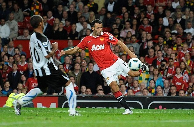  2010/11: Man Utd 3-0 Newcastle. 