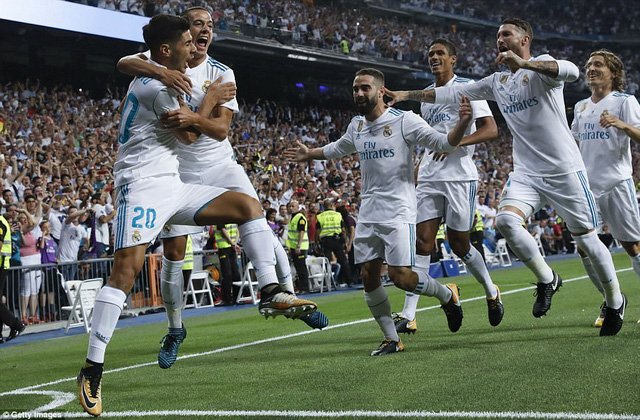 Real Madrid đang đầy hưng phấn sau danh hiệu Siêu Cup Tây Ban Nha