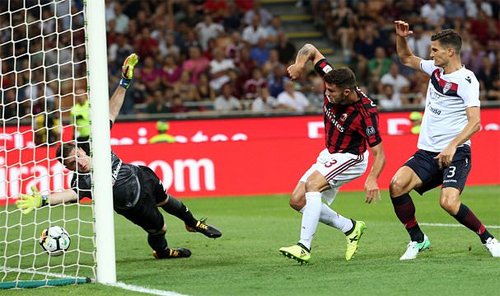 Cutrone mở tỷ số cho Milan
