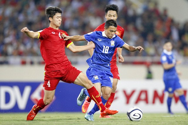 Duy Mạnh có mặt ở hai trận đấu đội tuyển Việt Nam thua Thái Lan ở vòng loại World Cup 2018