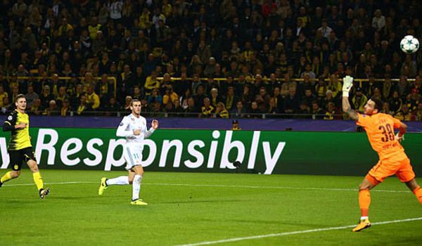 Bàn thắng tuyệt vời của Bale vào lưới Dortmund