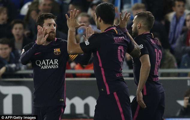 Messi sẽ phải gánh vác Barca trong bối cảnh Suarez vắng mặt do chấn thương