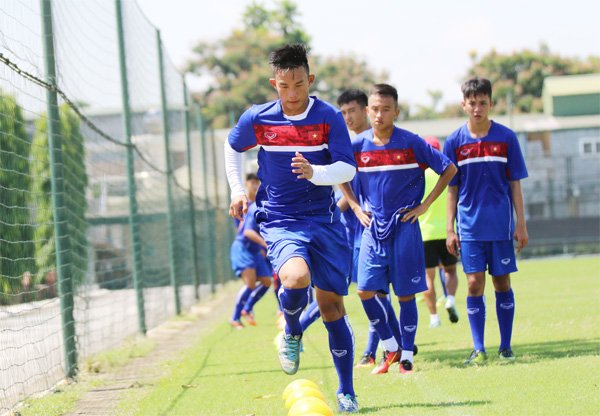 U18 Việt Nam đã có gần 1 tháng tập luyện tại Trung tâm đào tạo bóng đá trẻ VFF.
