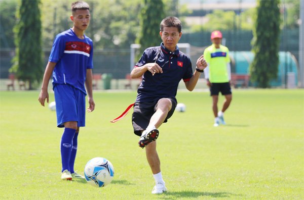 Hoàng Anh Tuấn đã tự tin hơn với thể lực của các cầu thủ đội U18 Việt Nam.
