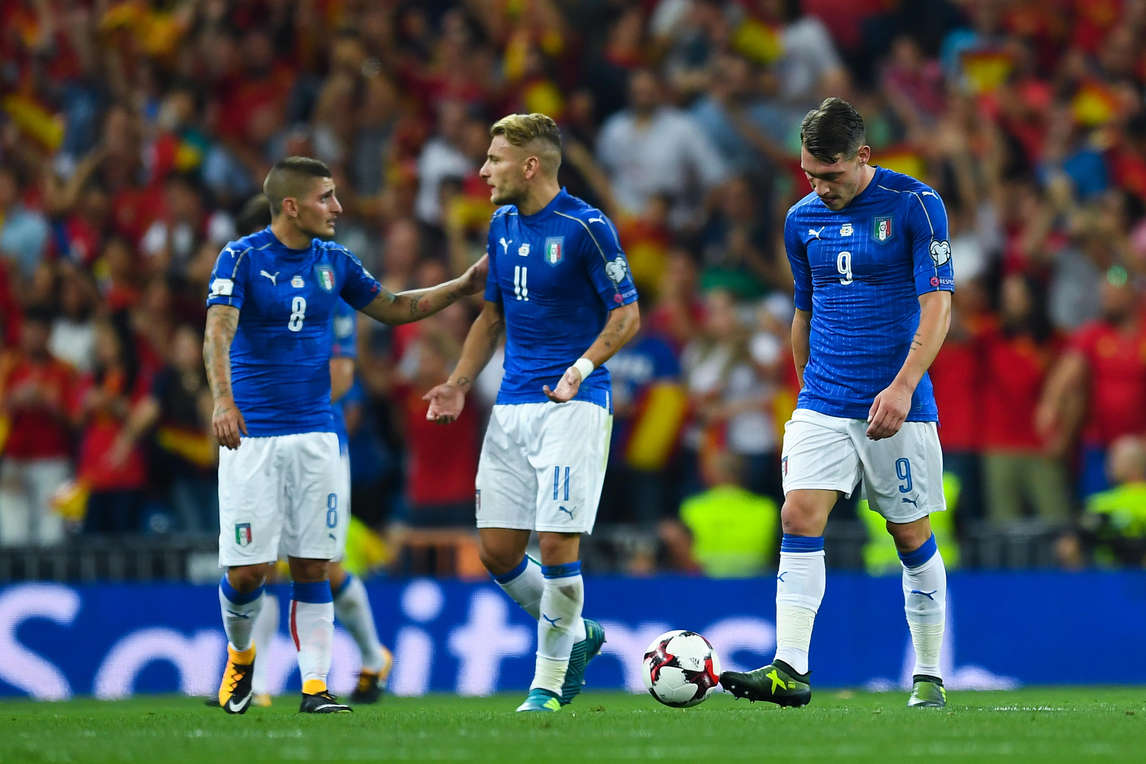 Italia đã gây thất vọng ở VL World Cup 2018