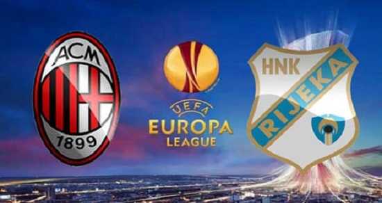 Link xem trực tiếp, link sopcast Milan vs Rijeka đêm nay 29/9/2017 UEFA Europa League