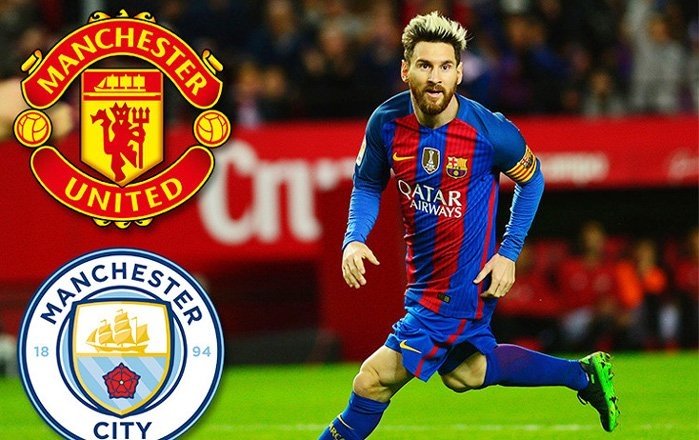 Messi có thể đầu quân cho MU hoặc Man City hè tới