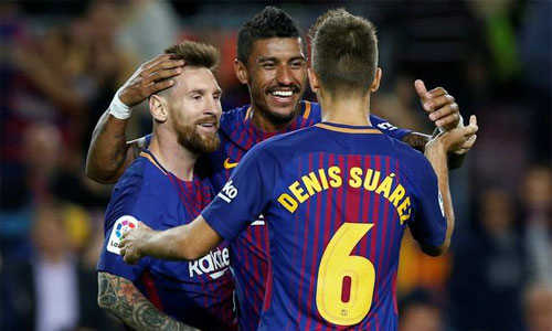 Messi thăng hoa, Barca đại thắng ở vòng 5 La Liga