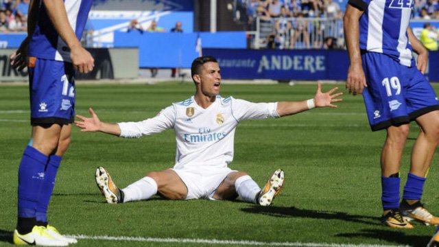 C.Ronaldo vẫn chưa ghi được bàn thắng nào ở La Liga dù tung ra tới 20 cú dứt điểm