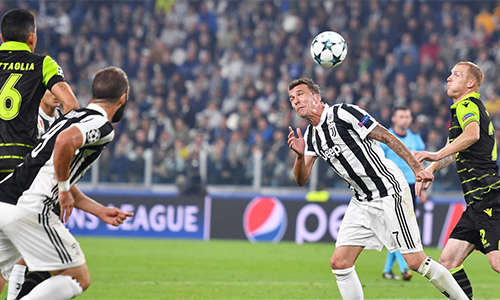 Juventus chật vật trong việc tạo dựng thế trận áp đảo trước Sporting Lisbon.