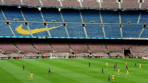 Gần 10.000 chỗ ngồi trên sân Nou Camp bị bỏ trống cuối tuần vừa qua.