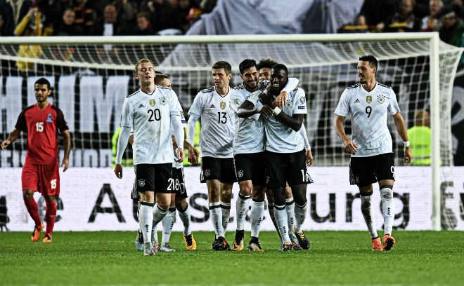 Đè bẹp Azerbaijan, Đức kết thúc vòng loại WC với thành tích toàn thắng