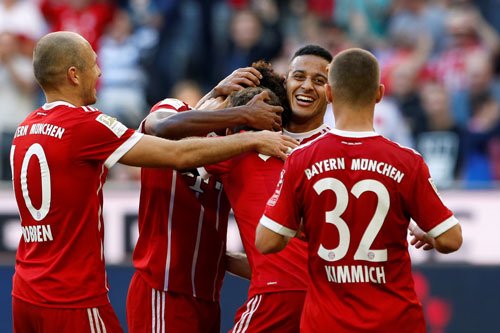 Nụ cười trở lại với các cầu thủ Bayern