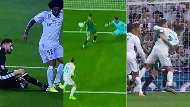 Ba lần Real Madrid bị từ chối phạt đền ở trận gặp Real Betis