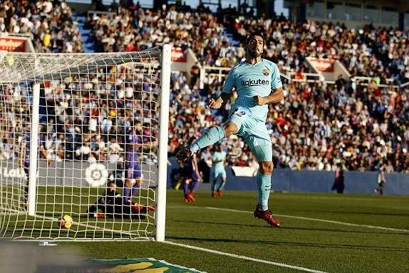 3 điểm dễ dàng trước Leganes,  Barca ung dung xem derby Madrid