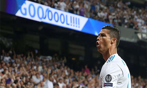 Ronaldo đang giữ phong độ ghi bàn rất ổn định ở Champions League, khác hẳn với hình ảnh của chính anh ở La Liga.