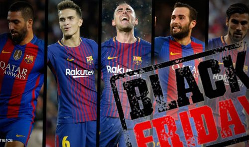 Barca có thể tổ chức ngày mua sắm Thứ Sáu Đen để bán gấp cầu thủ.