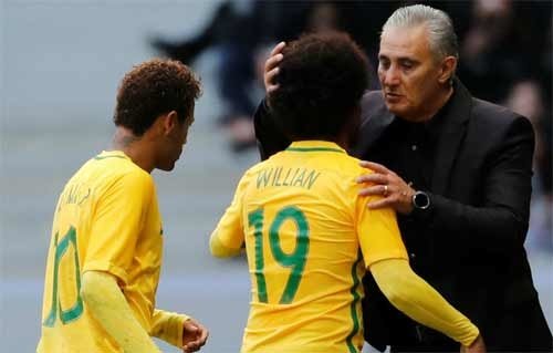 Tite không để Neymar chịu hết trách nhiệm cho thành công của đội tuyển. 