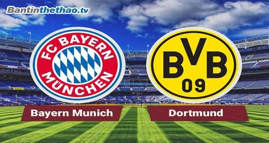 Link xem trực tiếp, link sopcast Bayern vs Dortmund đêm nay 5/11/2017 vô địch Bundesliga