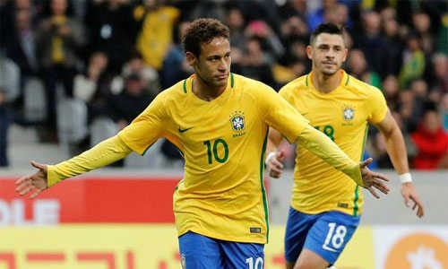 Neymar nổ súng, Brazil đè bẹp Nhật Bản