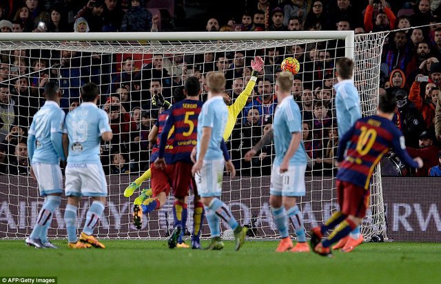 Messi luôn biết cách tỏa sáng khi đối đầu Celta Vigo
