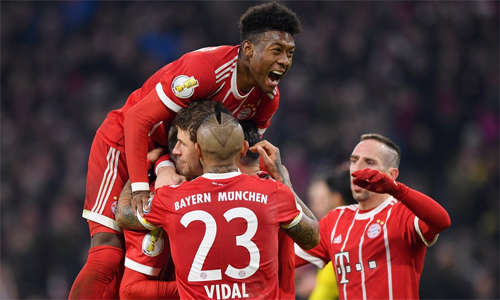 Bayern đang dẫn đầu Bundesliga với cách biệt 11 điểm so với đội thứ nhì