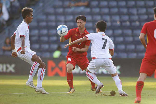Công Phượng được bầu chọn là cầu thủ xuất sắc nhất ở trận gặp U23 Myanmar