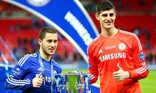 Hazard và Courtois là hai trụ cột của Chelsea trong những năm qua