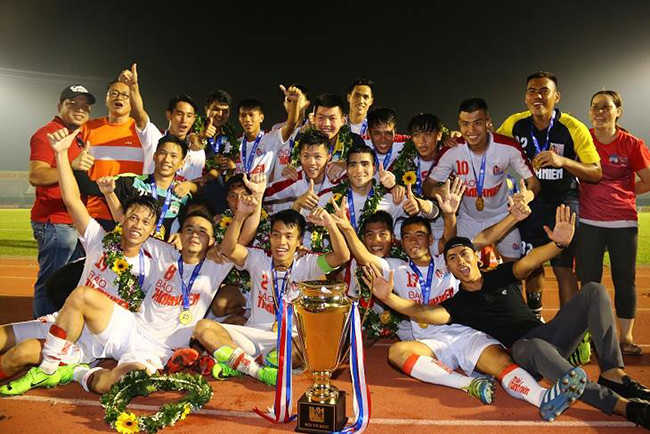 U21 HAGL lần đầu đăng quang tại giải U21 Quốc Gia