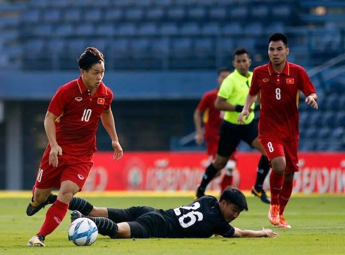 Công Phượng chơi hay nhất ở U23 Việt Nam trong trận thắng U23 Thái Lan. 