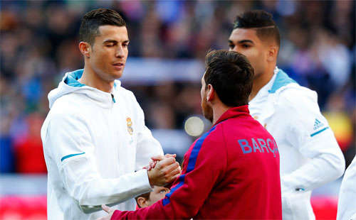 Real của Ronaldo mới thua Barca của Messi trong trận El Clasico