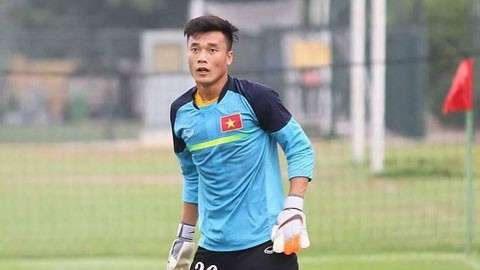 Thủ môn Tiến Dũng đang là sự lựa chọn số 1 của U23 Việt Nam