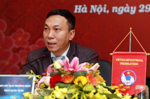 Phó Chủ tịch VFF Trần Quốc Tuấn cho biết đầu tư cho bóng đá trẻ là vấn đề cốt lõi.