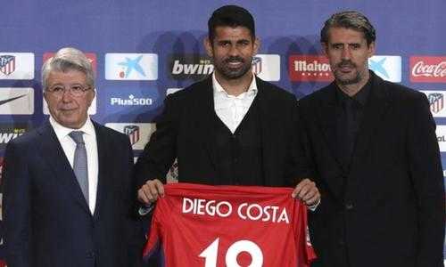 Diego Costa chuẩn bị thi đấu cho Atletico Madrid